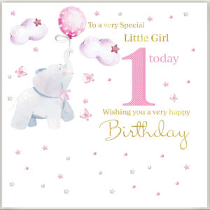 Rush Design 1st Birthday  Card - B235