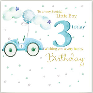 Rush Design 3rd Birthday  Card - B238