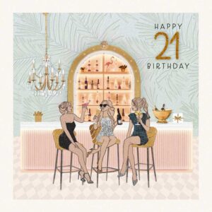 Hammond Gower 21st Birthday Card - OP010