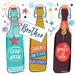 Katie Phythian Brother Birthday Card - PB301