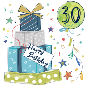 Katie Phythian 30th Birthday Card - PB354