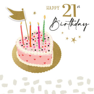 Hammond Gower 21st Birthday Card - PCT021
