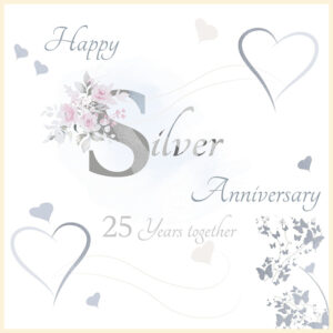 Rush Design Silver Anniversary Card - R06