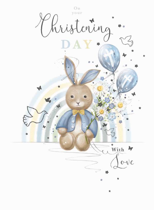 Noel Tatt Boy Christening Card - 49286