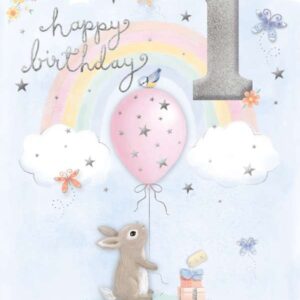 Noel Tatt 1st Birthday Card - 50684