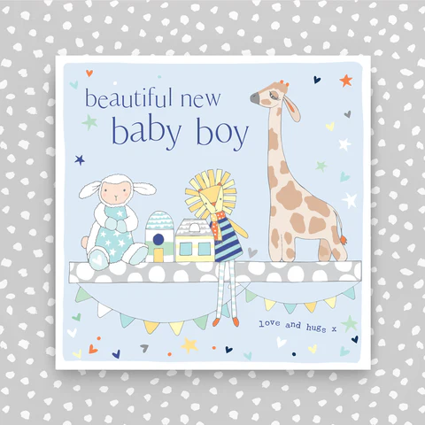 Molly Mae Baby Boy Card - FB203