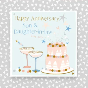 Molly Mae Son & Daughter In Law Anniversary Card - FB222