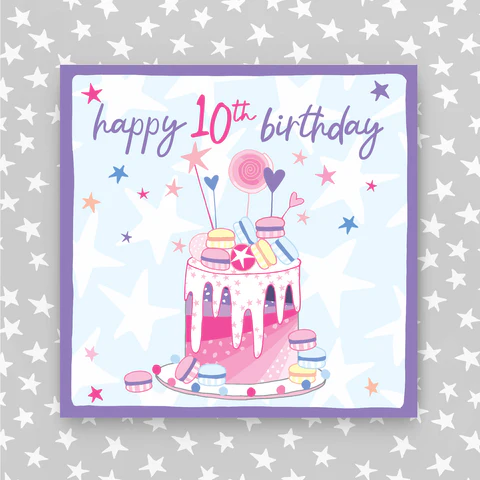 Molly Mae 10th Birthday Card - PH28