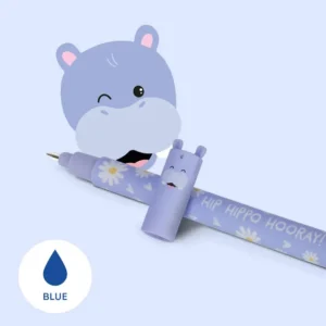 Legami Erasable Gel Pen - Hippo