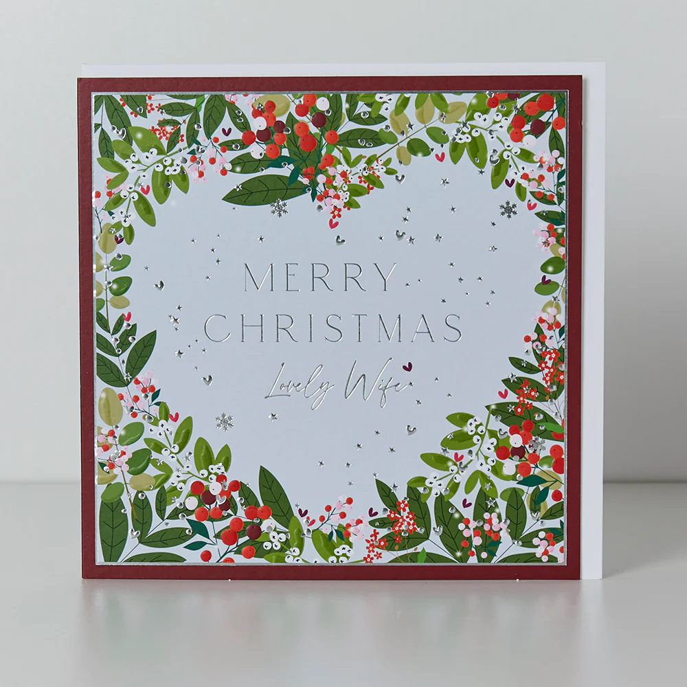 Belly Button Designs Wife Christmas Card - BQX03