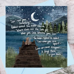 Fox Under The Moon Love Card - CF11