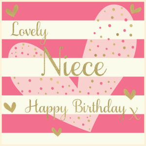 Rush Design Niece Birthday Card - EL008