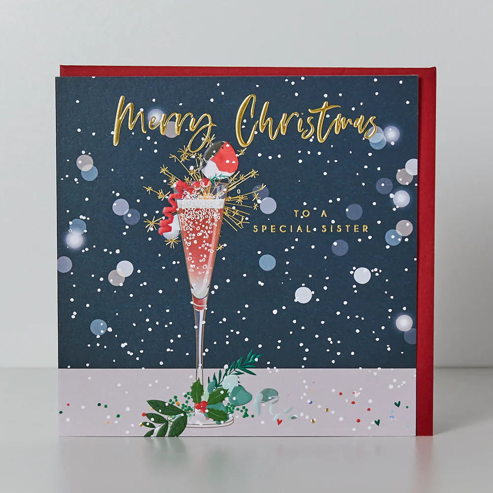 Belly Button Designs Sister Christmas Card - ELX268