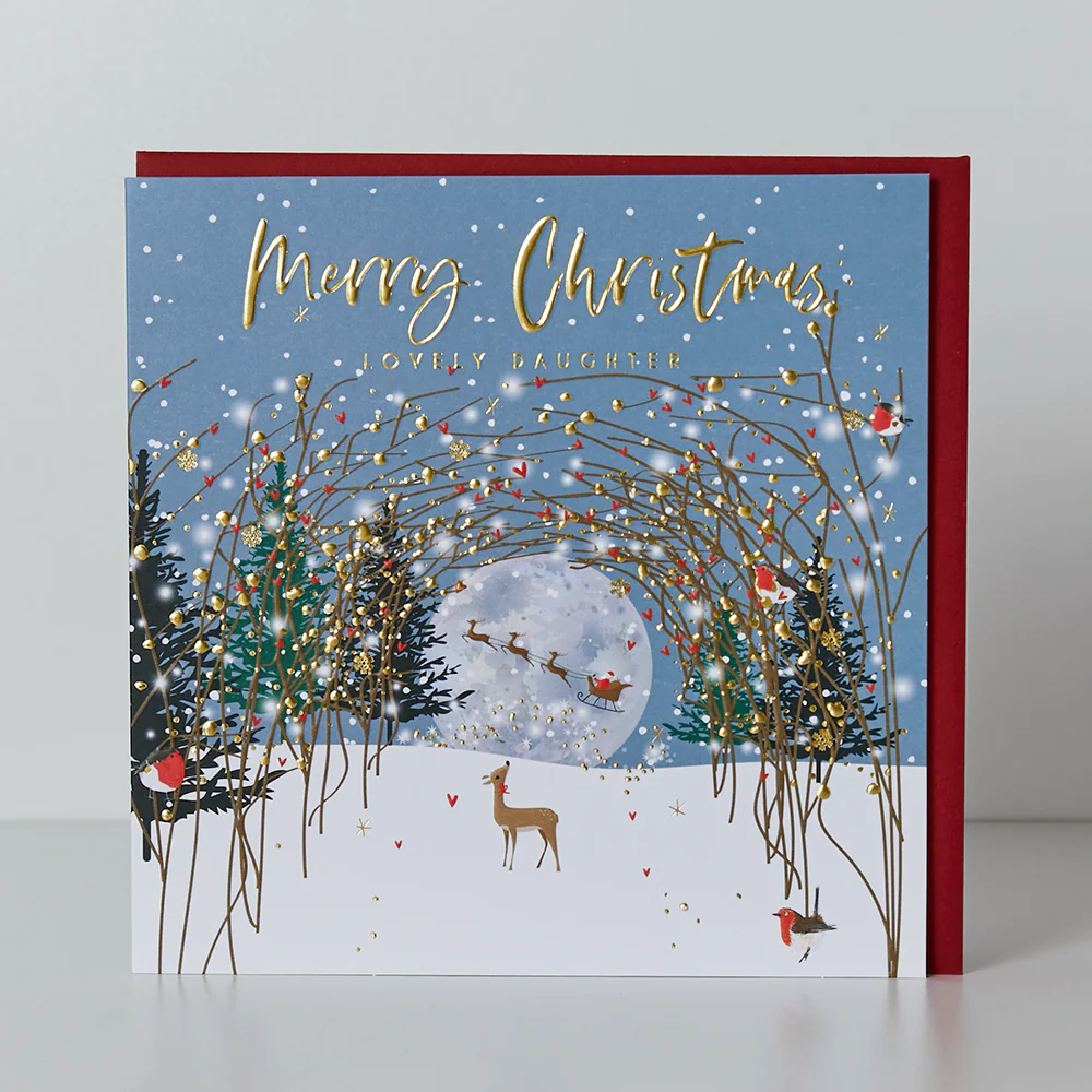 Belly Button Designs Daughter Christmas Card - ELX273