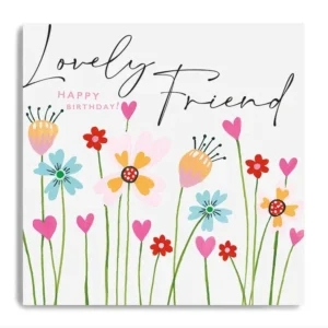Janie Wilson Lovely Friend Birthday Card - SR94