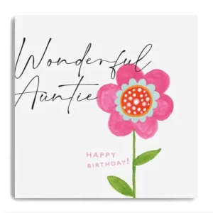 Janie Wilson Auntie Birthday Card - SR53
