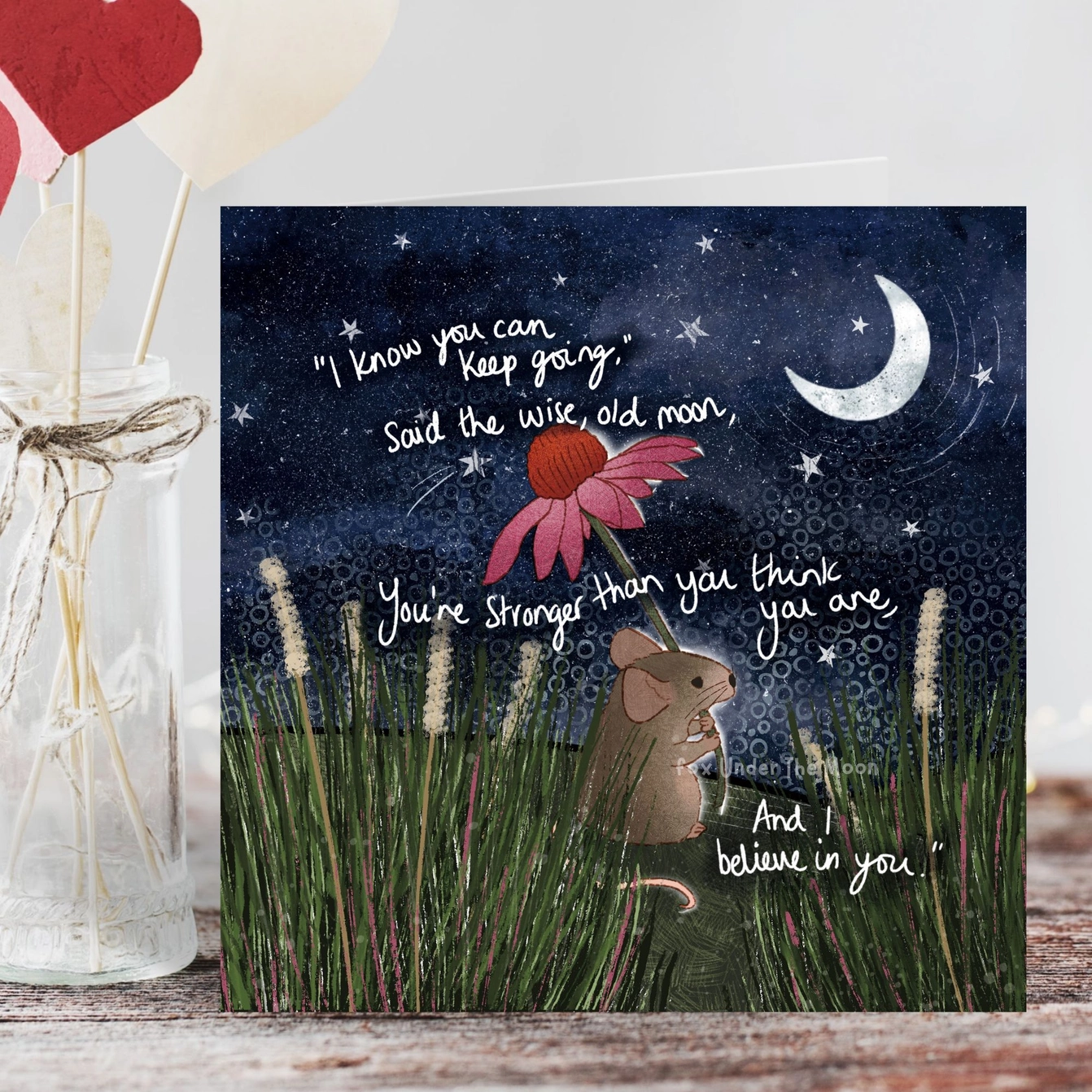 Fox Under The Moon Inspiration Card - CF09 - Image 2