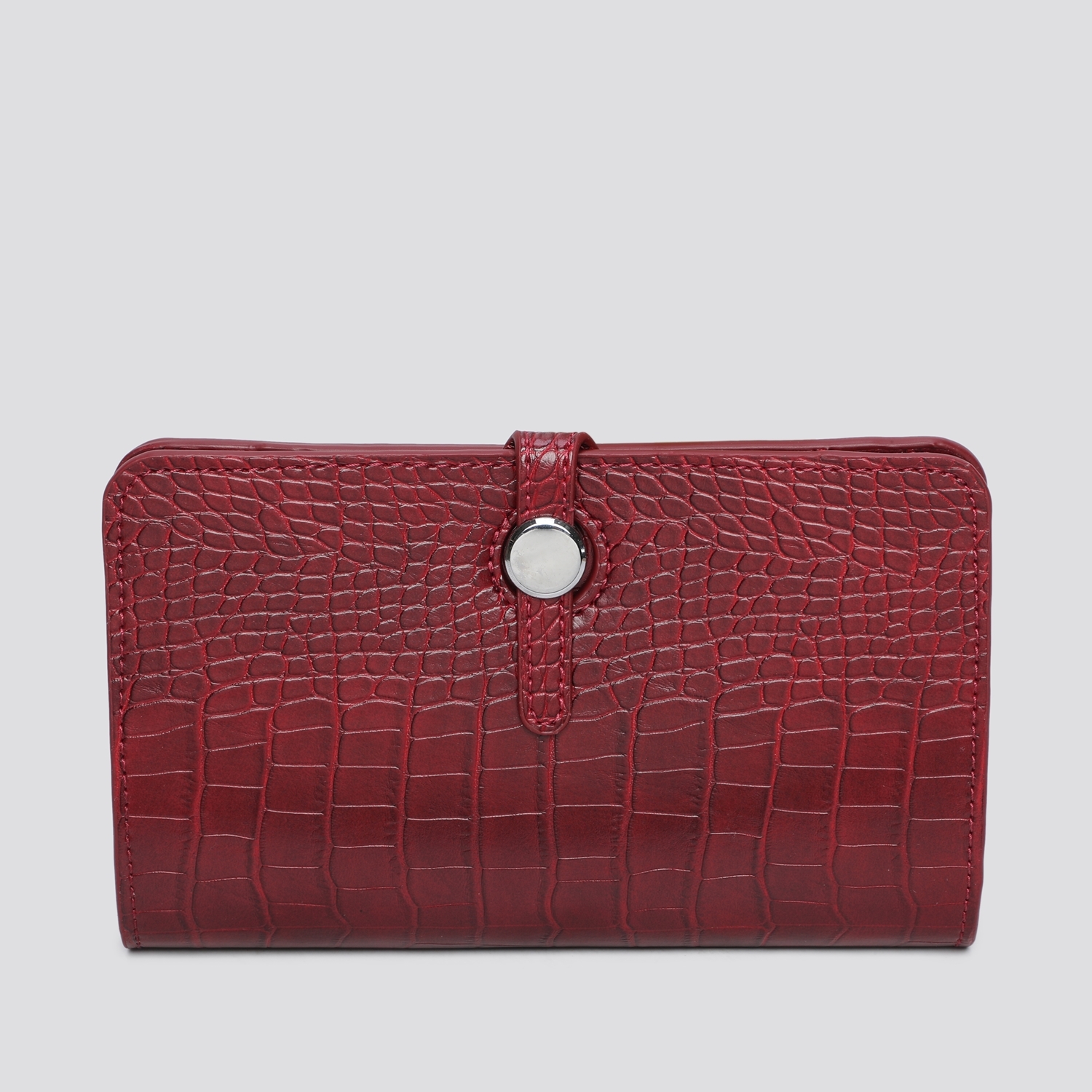 Dogon (Designer Inspired) Crocodile Print Wallet 7147 - Red