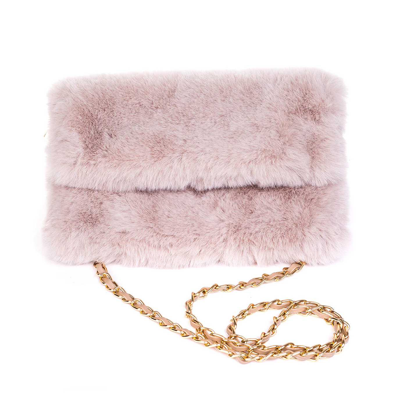 Ellie Faux Fur Handbag - Olive - Image 4