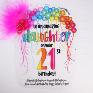 Wendy Jones-Blackett Daughter 21st Birthday Card - CN1883-21