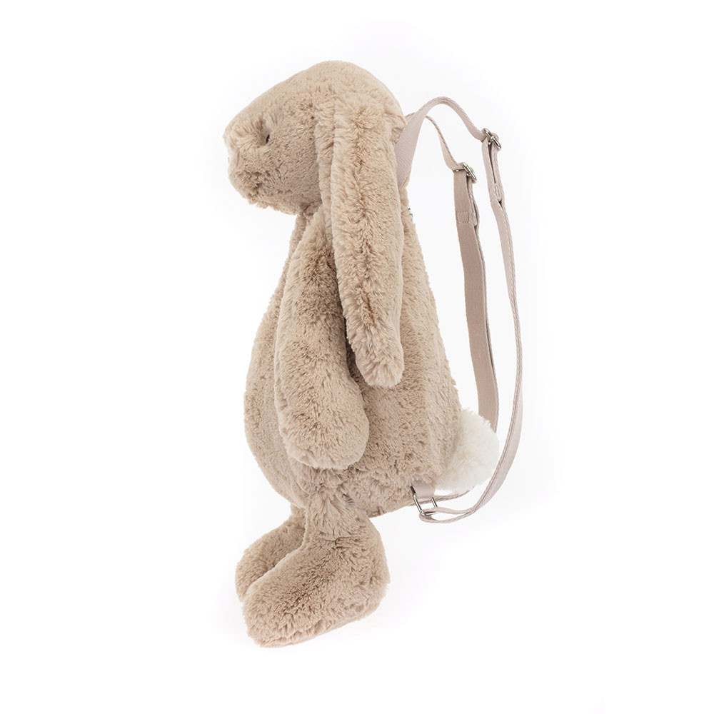 Jellycat Bashful Beige Bunny Backpack - BAS4BBP - Image 2