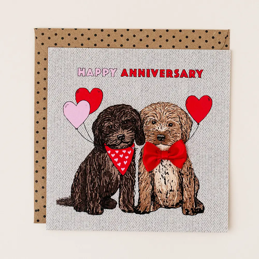 Apple & Clover Anniversary Card - FE013