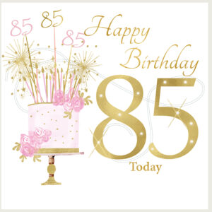 Rush Design 85th Birthday Card - NS13