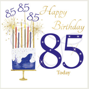 Rush Design 85th Birthday Card - NS29