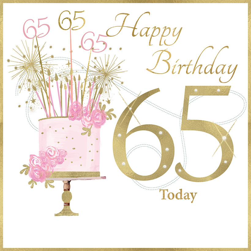 Rush Design 65th Birthday Card - NW74