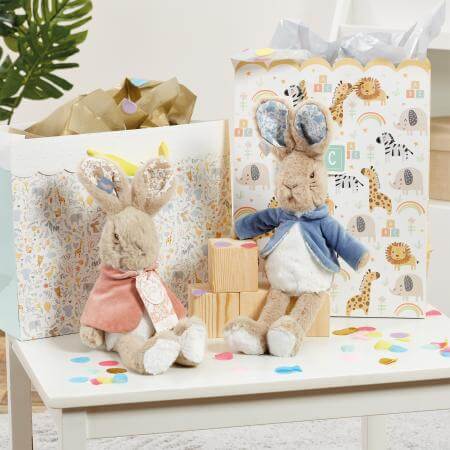 Flopsy Bunny Deluxe Soft Toy Pink - PO1908 - Image 6