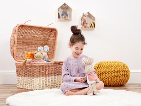 Flopsy Bunny Deluxe Soft Toy Pink - PO1908 - Image 4