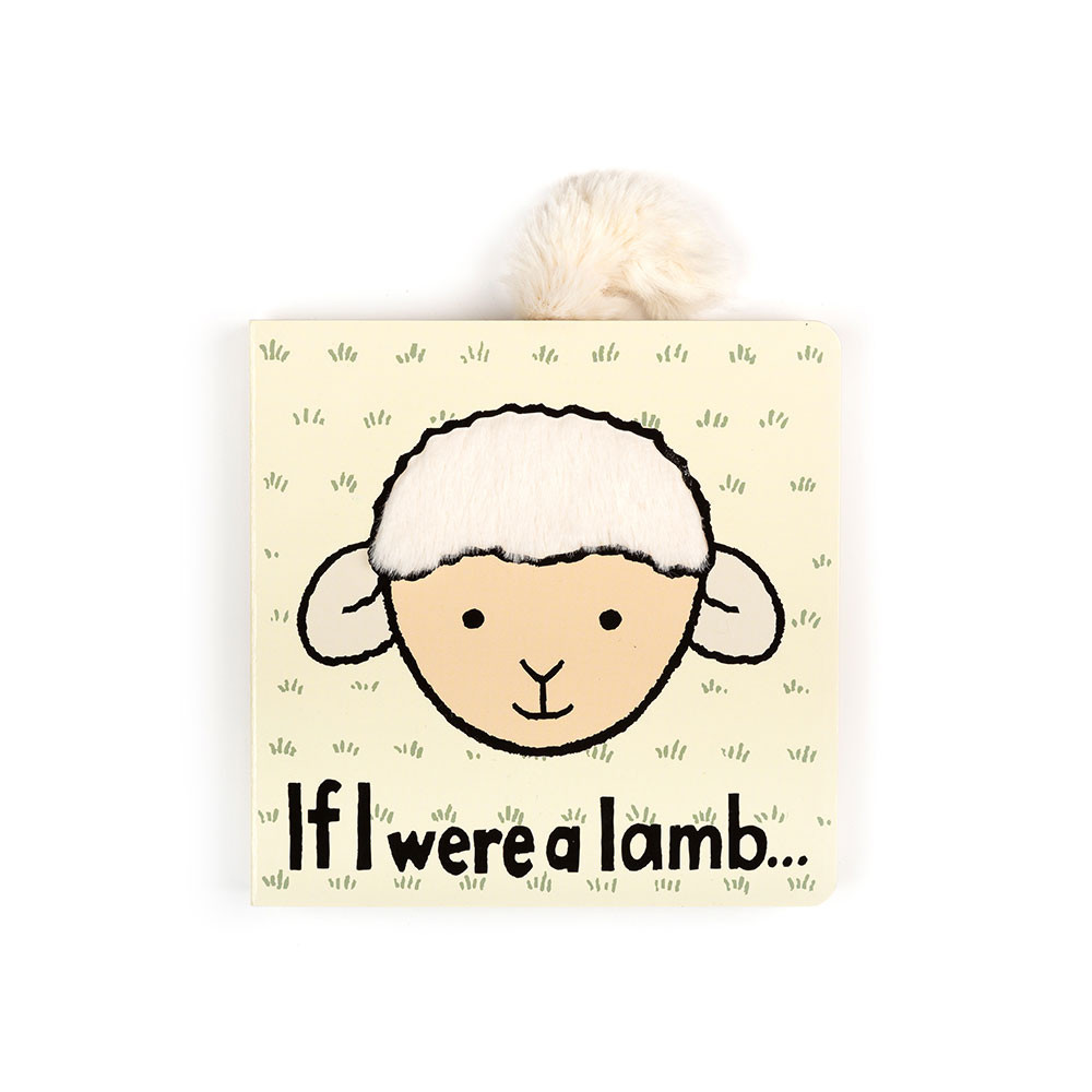 Jellycat If I Were A Lamb Board Book - BB444LBN