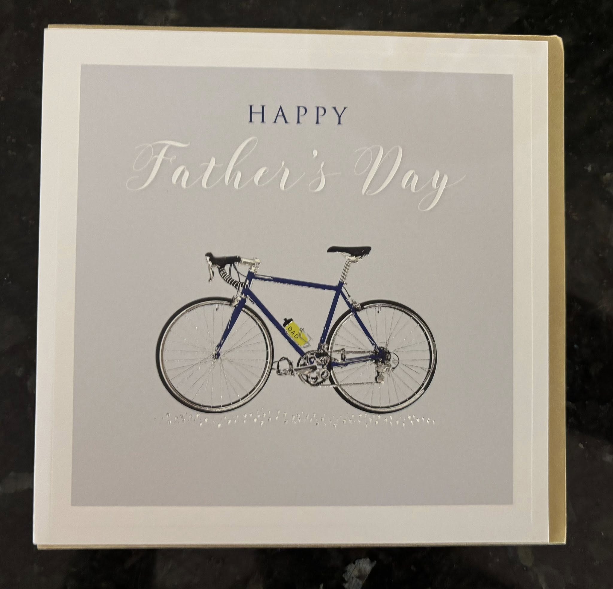 Tracks Publishing Bicycle Father's Day Card - FD222