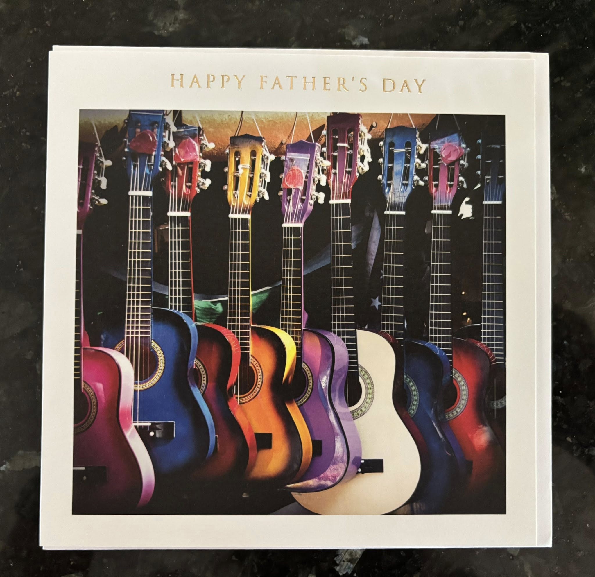Tracks Publishing Guitars Father's Day Card - FD229