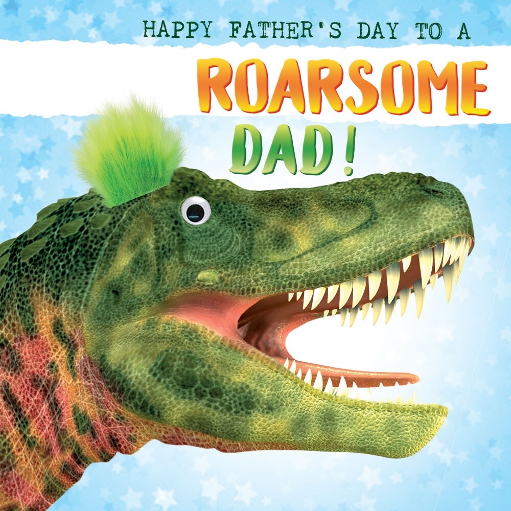 Tracks Publishing Roarsome Dad Father's Day Card - FD219