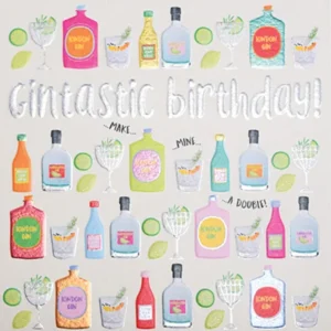 Wendy Jones-Blackett Gintastic Birthday Card - Q1512