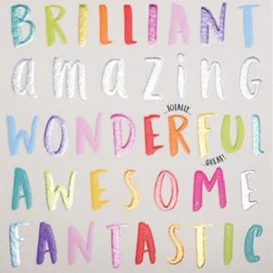 Wendy Jones-Blackett Congratulations Card - Q1539
