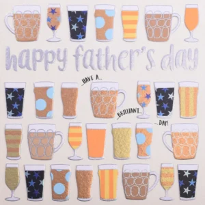 Wendy Jones-Blackett Beers Fathers Day Card - QD91