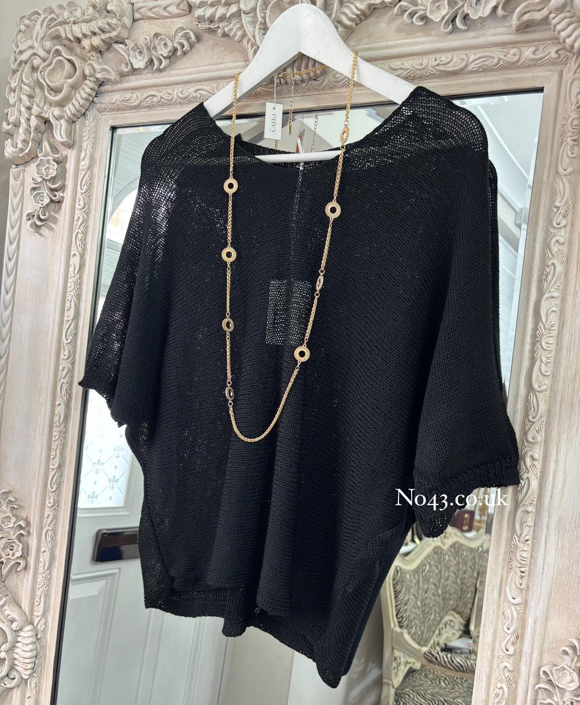 Belle Light Knit Top - Oatmeal - Image 14