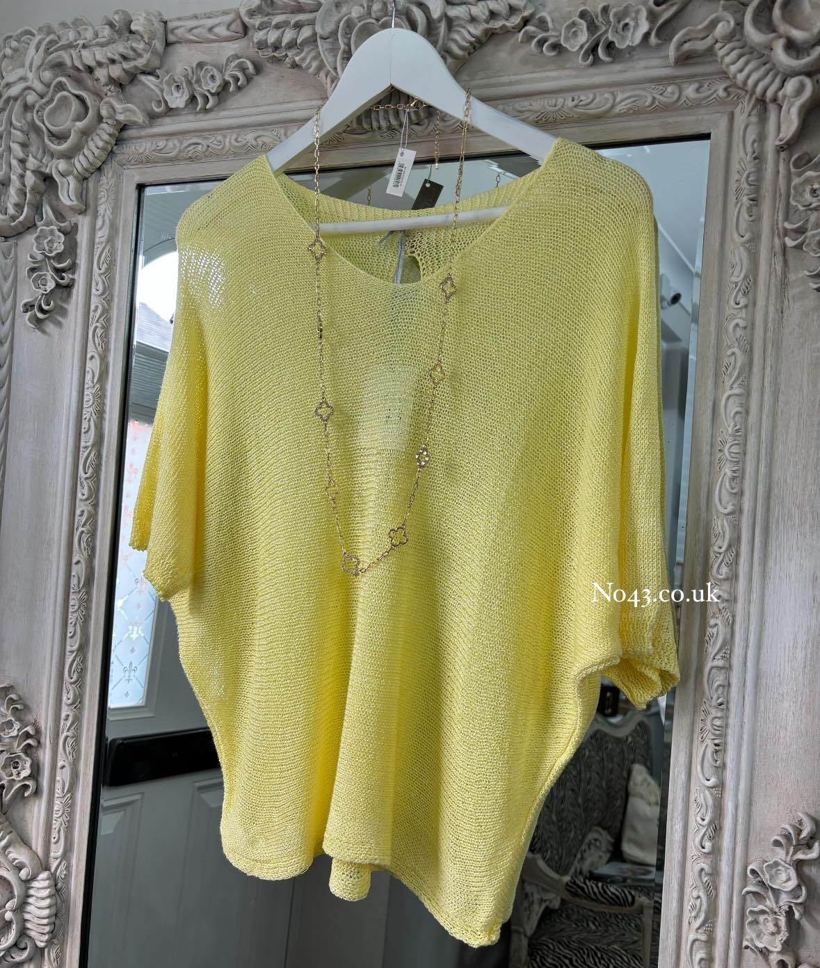 Belle Light Knit Top - Oatmeal - Image 12