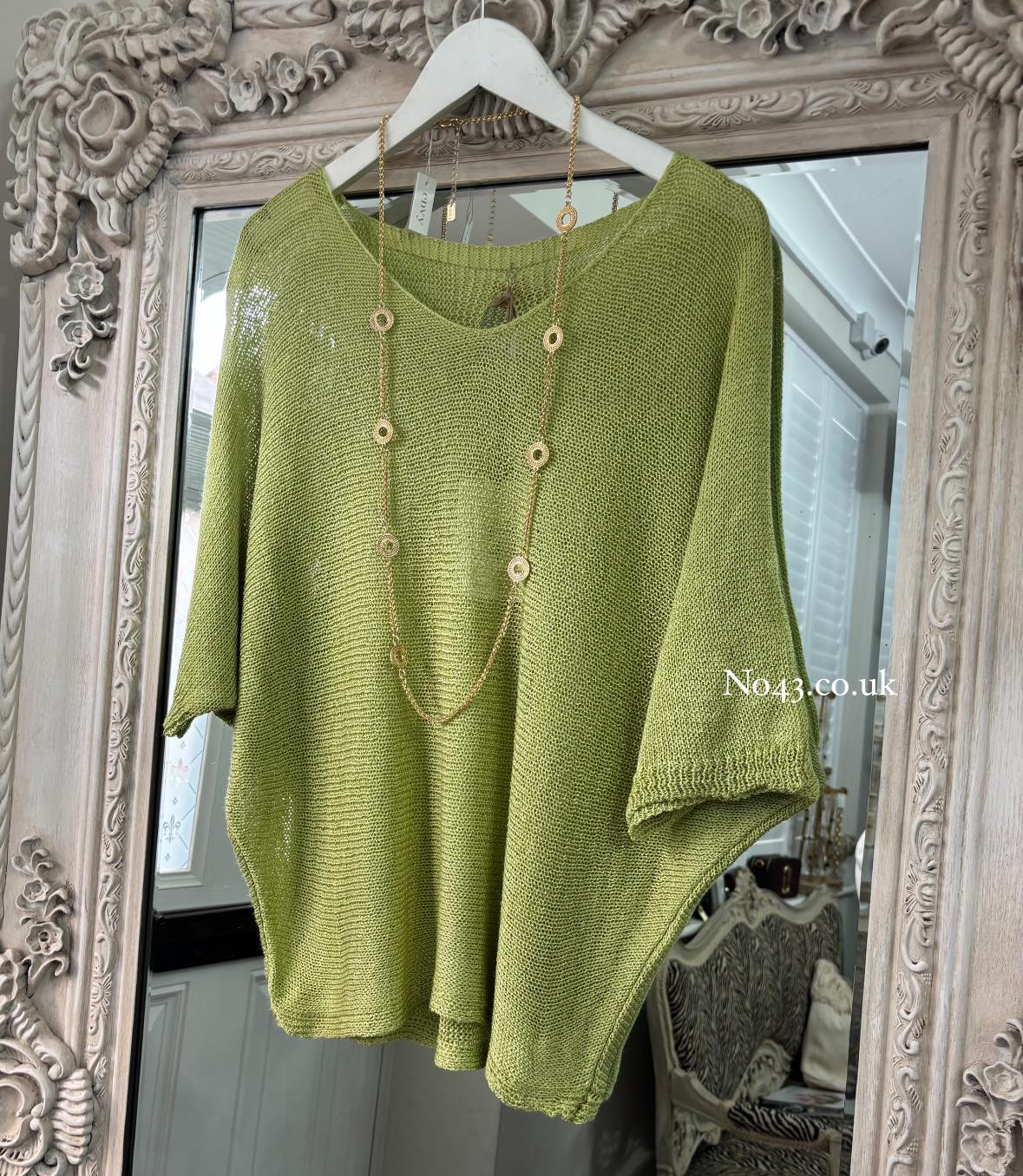 Belle Light Knit Top - Oatmeal - Image 13