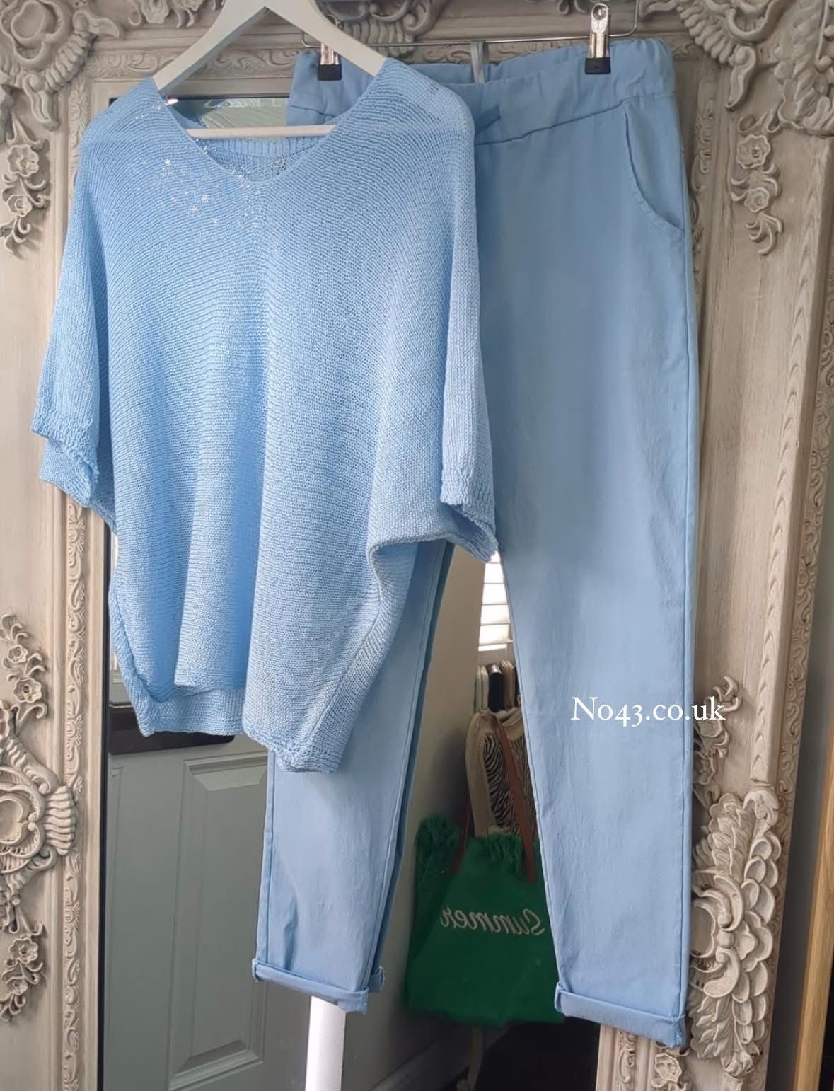 Belle Light Knit Top - Oatmeal - Image 3