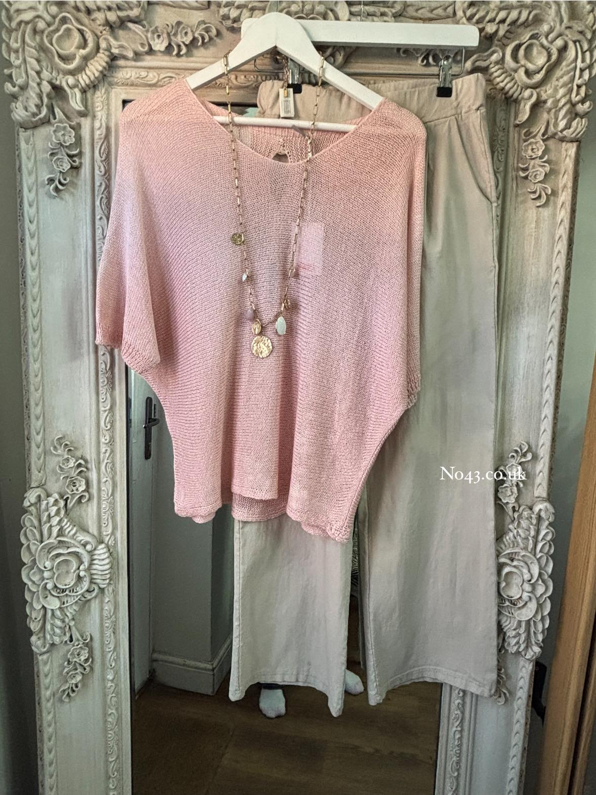 Belle Light Knit Top - Oatmeal - Image 4