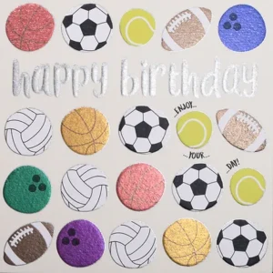 Wendy Jones-Blackett Sports Birthday Card - Q1468