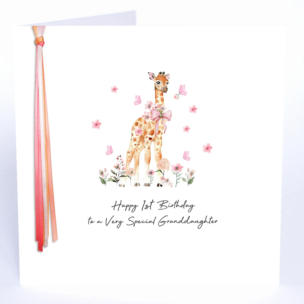 Five Dollar Shake Granddaughter 1st Birthday Card - RRL43
