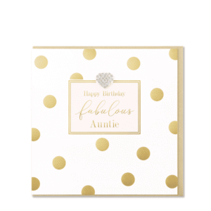 Hearts Designs Auntie Birthday Card - MD110
