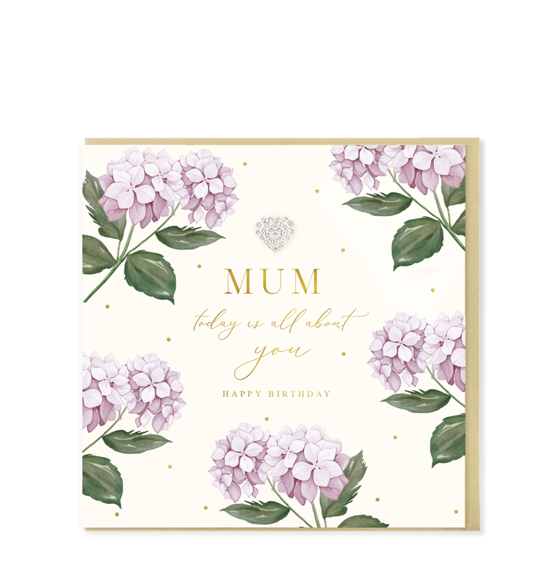 Hearts Designs Mum Birthday Card - MD150