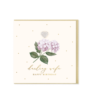 Hearts Designs Wife Birthday Card - MD152