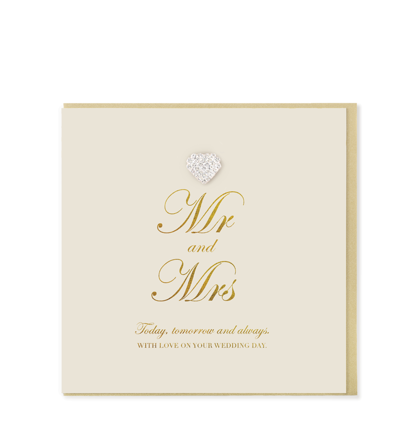 Hearts Designs Wedding Card - MDW41