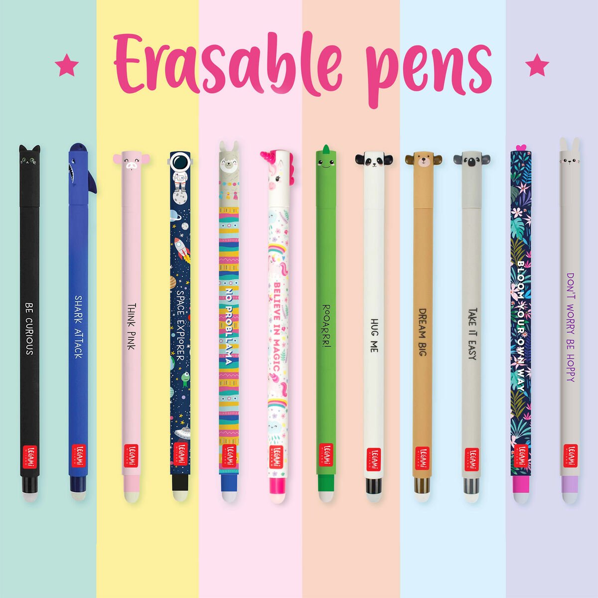 Legami Erasable Gel Pen - Unicorn - Image 5
